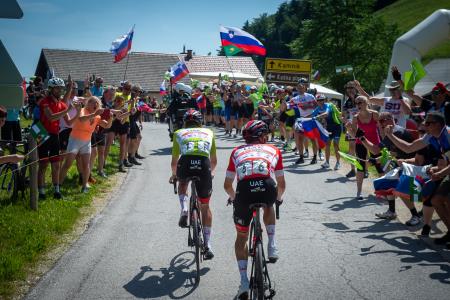 Vrhunec 4. etape Dirke po Sloveniji na Veliki planini 